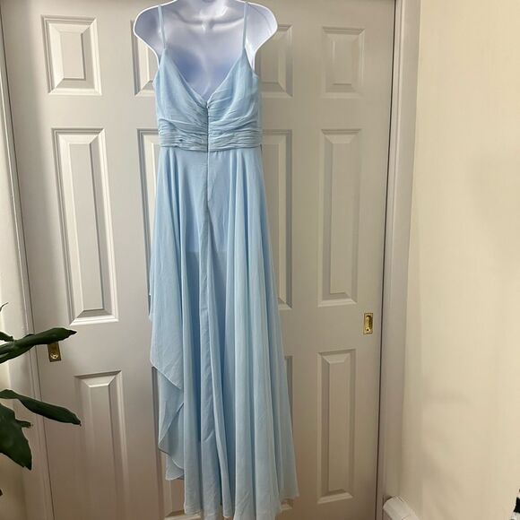 MAC DUGGAL Women's Ieena Sleeveless Asymmetrical Gown size 8 - Picture 4 of 11